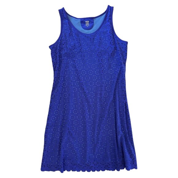 Title Nine Purple Sheath Mini Dress Sleeveless Scoop Neck - Picture 4 of 8